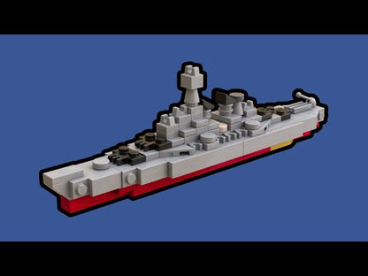 USS Montana Battleship - LEGO® MOC - Building Instructions