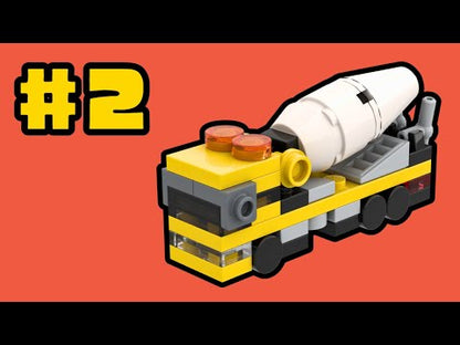 LEGO cementové nákladné auto – stavebné pokyny vo formáte PDF