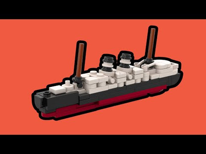LEGO S.S. Duca d'Aosta MOC - PDF Building Instructions