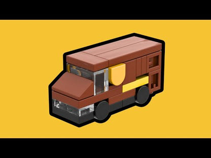 LEGO UPS Delivery Truck MOC - PDF Building Instructions