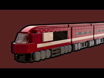 LEGO Passenger Train MOC – PDF Building Instructions