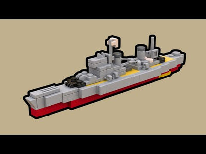 HMS King George V Battleship - LEGO® MOC - Building Instructions