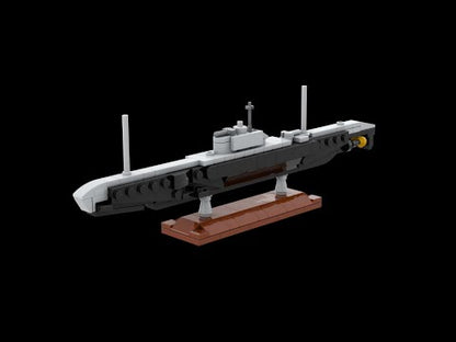 LEGO Papanikolis (Y-2) Submarine MOC - PDF Building Instructions