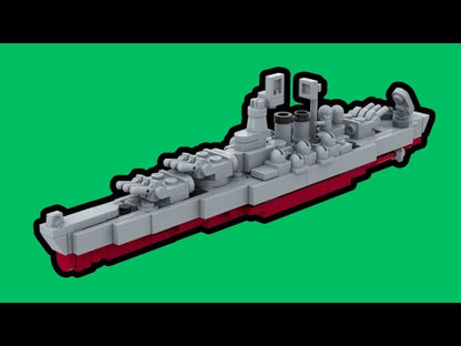 LEGO Cuirassé USS North Carolina MOC - Instructions de montage PDF