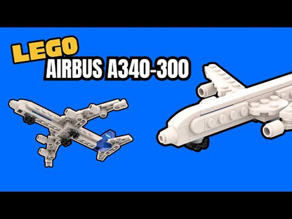 LEGO Airbus A340-300 Airliner MOC - PDF Building Instructions