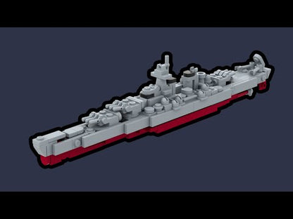 LEGO Cuirassé USS Wisconsin MOC - Instructions de montage PDF