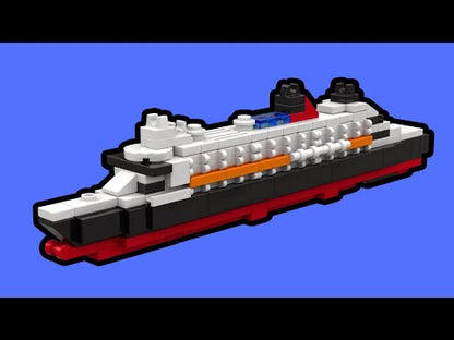 LEGO RMS Queen Mary 2 MOC – PDF Building Instructions