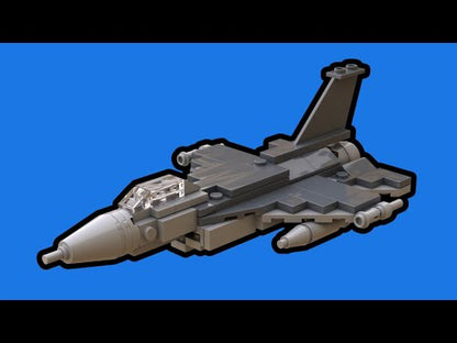 LEGO Lockheed Martin F-16 Fighting Falcon Jet Fighter MOC – PDF Building Instructions