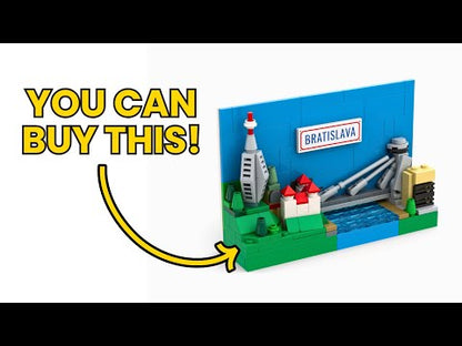 LEGO Bratislava Brickcard MOC - PDF návod na stavbu