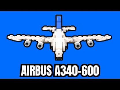 LEGO Airbus A340-600 Airliner MOC - PDF Building Instructions