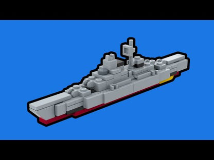 LEGO Bismarck Battleship MOC – PDF Building Instructions