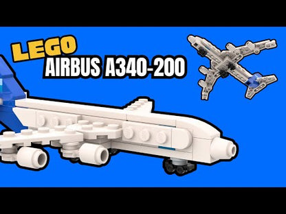 LEGO Airbus A340-200 Airliner MOC - PDF Building Instructions