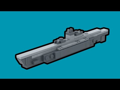 LEGO U-505 Submarine MOC – PDF Building Instructions