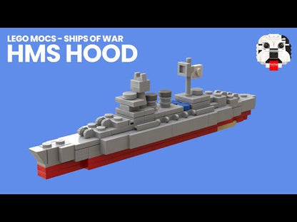 LEGO HMS Hood Battlecruiser MOC – PDF Building Instructions