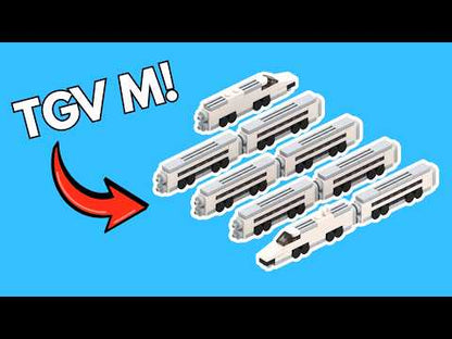 LEGO Micro TGV M súprava vlaku MOC – Návod na stavbu vo formáte PDF