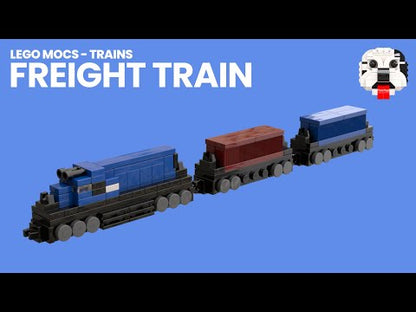 LEGO Freight Train MOC – PDF Building Instructions